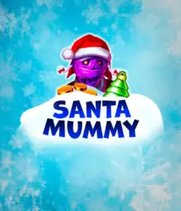  Оцените уникальный слот "Santa Mummy" от Belatra, где мумия в костюме Санты добавляет веселья в праздники. На изображении представлена мумия, одетая в костюм Санты, окруженная синими морозными узорами. Она приносит новогоднее веселье и радость. Название игры "Santa Mummy" изображено крупными белыми буквами на снежном фоне.